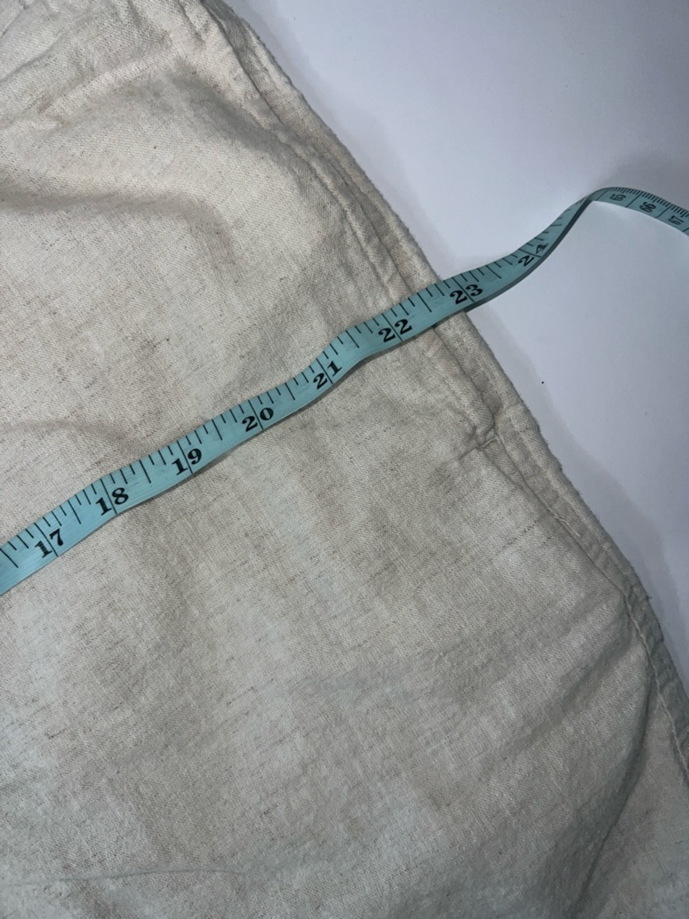 H&M Neutral Beige Linen-Blend Elastic Waist Shorts size XL - Picture 8 of 9